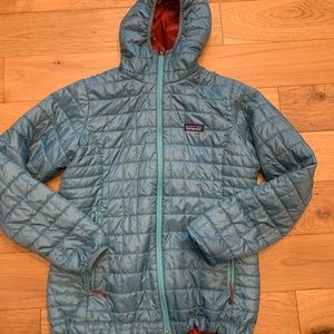 Patagonia women’s nano puff hoodie